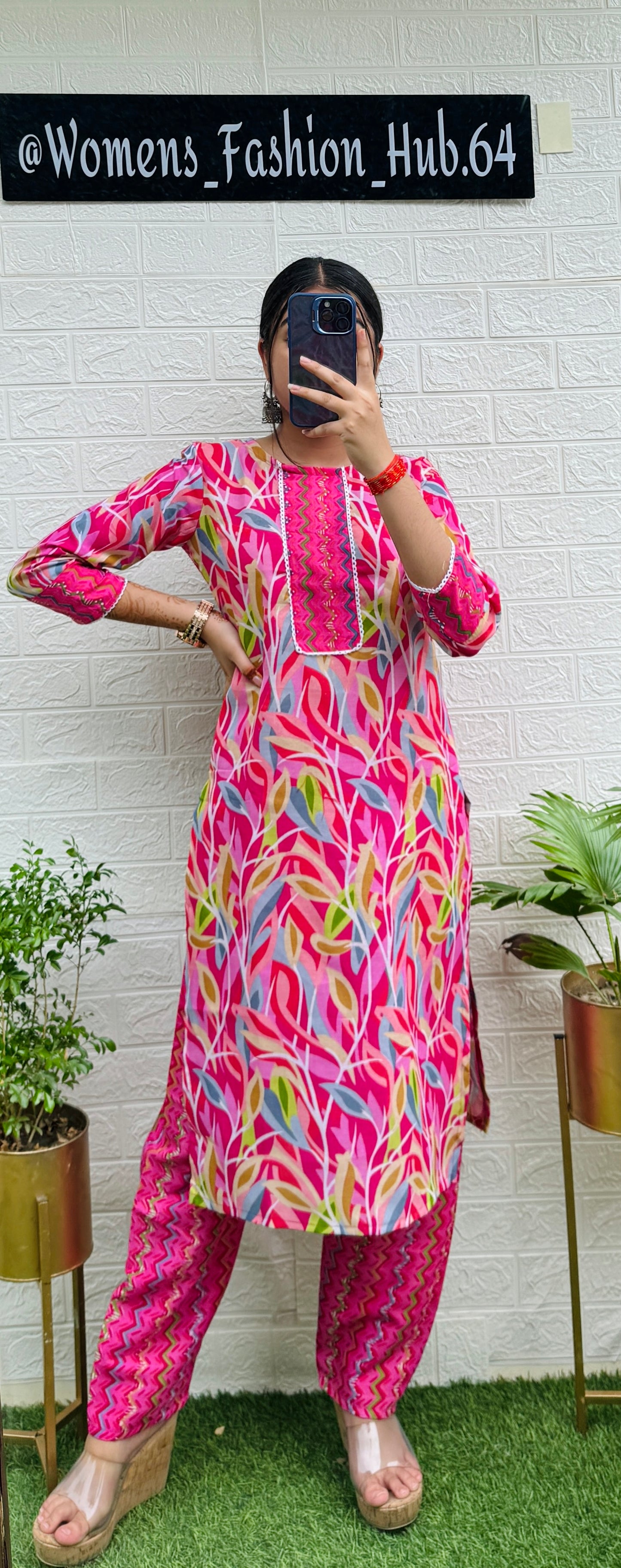 Cotton Premium Quality Kurta Set With Pant