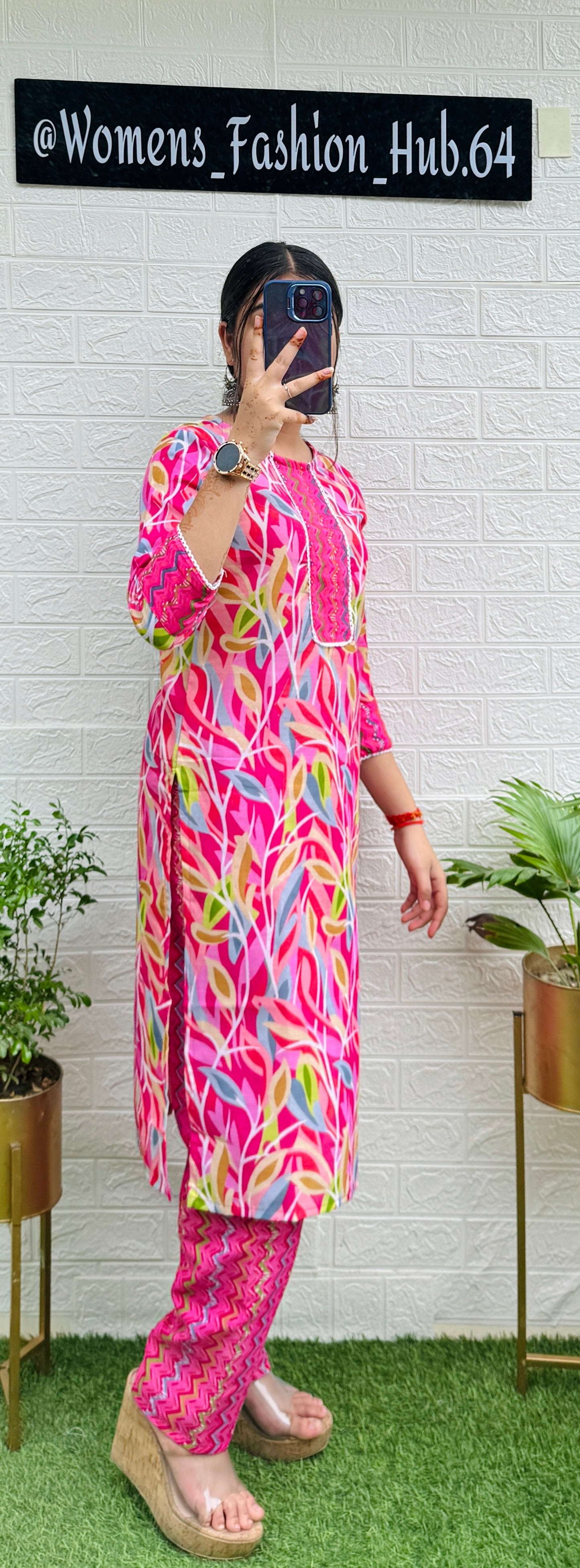 Cotton Premium Quality Kurta Set With Pant